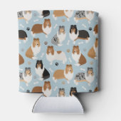 Rough Collie Paws and Bones Dosenkühler (Rückseite)