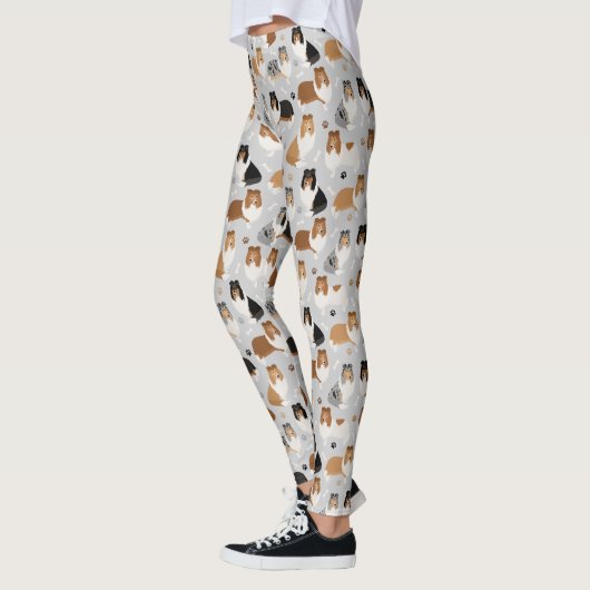 Rough Collie Paws and Bones Leggings (Links)