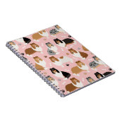 Rough Collie Paws and Bones Notebook Notizblock (Rechte Seite)