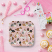 Rough Collie Paws and Bones Paper Tellers Pappteller (Party)