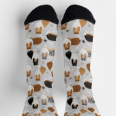 Rough Collie Paws and Bones Socks Socken (Oben)