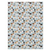 Rough Collie Paws and Bones Tischdecke (Vorderseite)