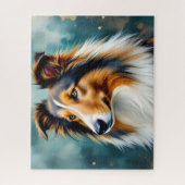 Rough Collie Portraits Puzzle (Vertikal)