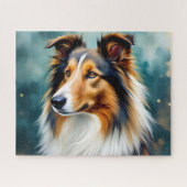 Rough Collie Portraits Puzzle (Horizontal)