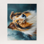 Rough Collie Portraits Puzzle (Vertikal)