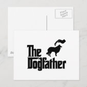 Rough Collie Postkarte (Vorne/Hinten)