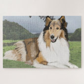 Rough Collie Puzzle (Horizontal)