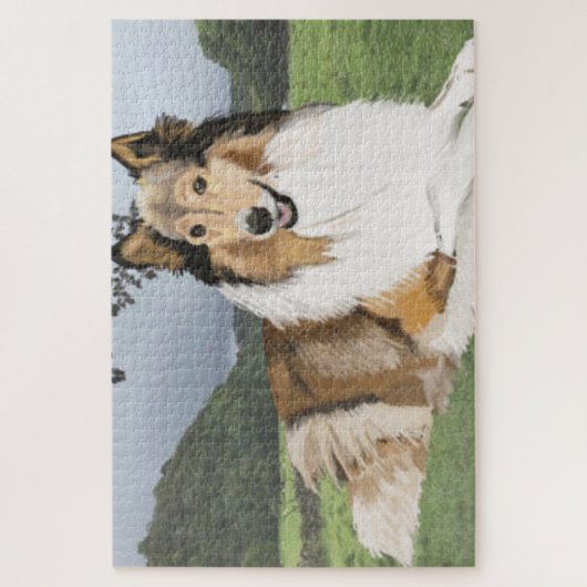 Rough Collie Puzzle (Vertikal)
