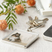 Rough Collie Schlüsselanhänger (Seite)