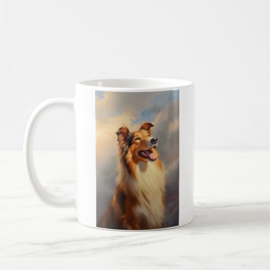 Rough collie / Scottish collie Kaffeetasse (Links)