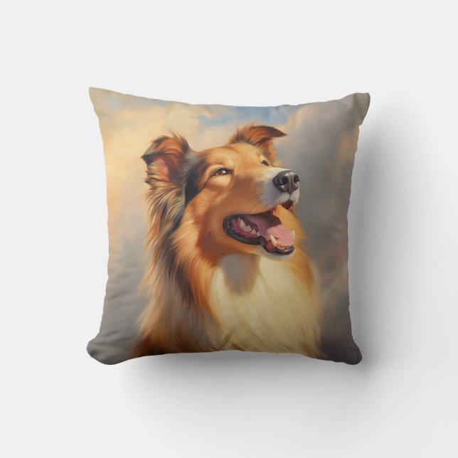 Rough collie / Scottish collie Kissen (Vorderseite)