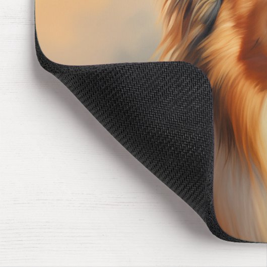 Rough collie / Scottish collie Mousepad (Ecke)