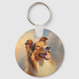 Rough collie / Scottish collie Schlüsselanhänger