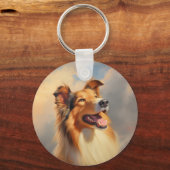 Rough collie / Scottish collie Schlüsselanhänger (Vorderseite)