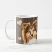 Rough Collie Sheltie Dog jeden Snack, den Sie mach Kaffeetasse (Links)