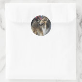 Rough Collie Sticker (Tasche)
