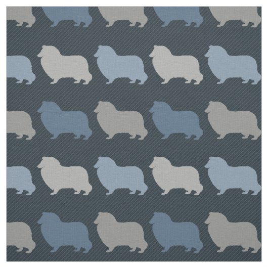 Rough Collie Stoff (Muster)