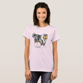 Rough Collie T-Shirt (Vorne ganz)