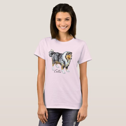 Rough Collie T-Shirt (Vorne ganz)