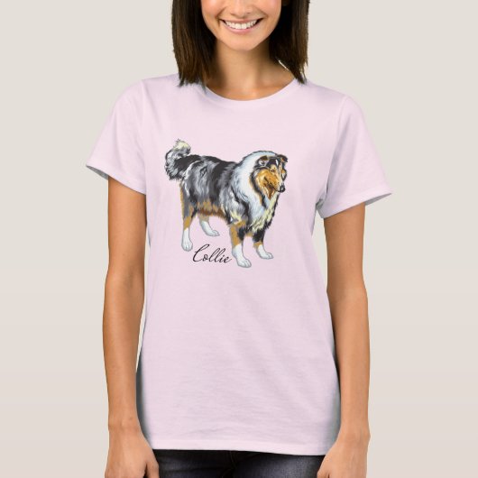 Rough Collie T-Shirt (Vorderseite)