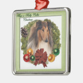Rough Collie Weihnachtsgeschenke Ornamente (Links)