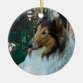 Rough Collie Weihnachtsgeschenke Ornamente (Vorne)
