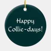 Rough Collie Weihnachtsgeschenke Ornamente (Hinten)