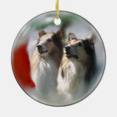 Rough Collie Weihnachtsgeschenke Ornamente (Hinten)