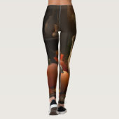 Rough Collie Welpe Autumn Delight Pumpen Leggings (Rückseite)