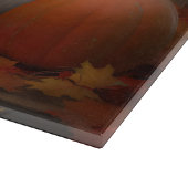 Rough Collie Welpe Autumn Delight Pumpen Schneidebrett (Ecke)