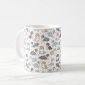 Rough Collies Kaffeetasse (Vorderseite Links)
