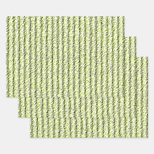 Rough Corduroy Streifen in sonniges Gelb Geschenkpapier Set (Set)