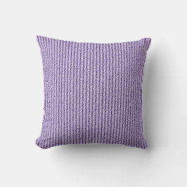 Rough Corduroy Stripes in Lilac Lavender Kissen