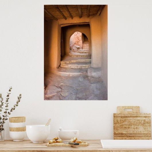 Rough Dirt Treppe Poster (Küche)