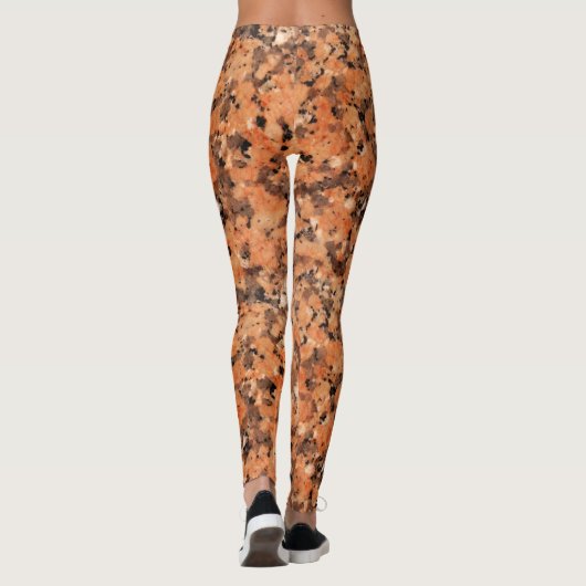 Rough Geology Spotty Rock Texture Foto Leggings (Rückseite)