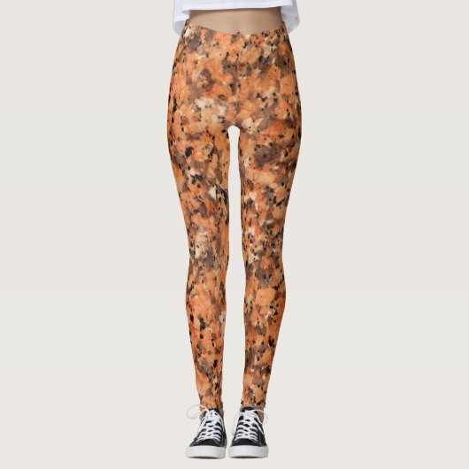Rough Geology Spotty Rock Texture Foto Leggings (Vorderseite)