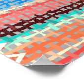 Rough Leinwand Patchwork: Texturierte Vintage Must Poster (Ecke)