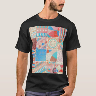 Rough Leinwand Patchwork: Texturierte Vintage Must T-Shirt