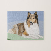 Rough, Long Hair Collie Puzzle (Horizontal)