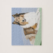 Rough, Long Hair Collie Puzzle (Vertikal)