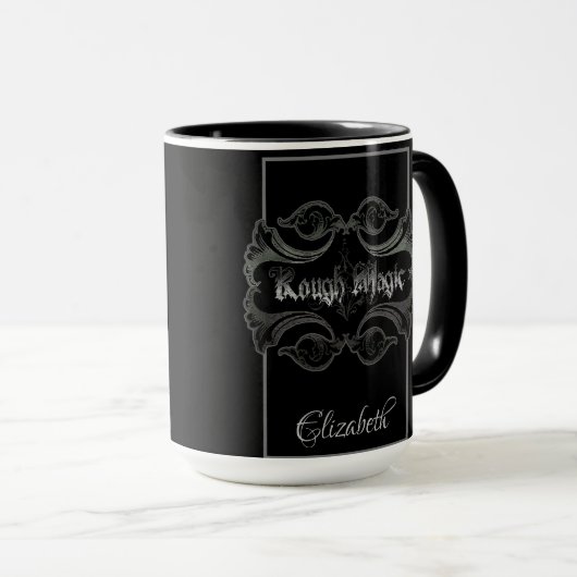 Rough Magic Personalisiert Tasse (VorderseiteRechts)