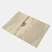 Rough Marble Fußmatte (Schrägansicht)