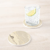 Rough Marble Getränkeuntersetzer (Seite)