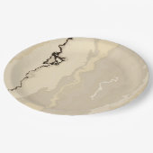 Rough Marble Pappteller (Schrägansicht)