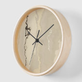 Rough Marble Uhr (Winkel)