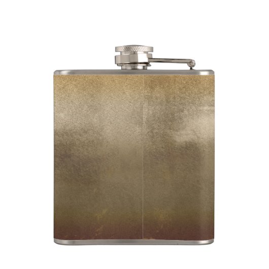 Rough Metal Plate gestreut Flachmann (Rückseite)