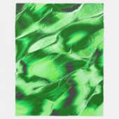 Rough metallic green dunes zeichnend fleecedecke (Vorderseite)