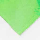 Rough metallic green dunes zeichnend fleecedecke (Ecke)