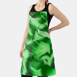 Rough metallic green dunes zeichnend schürze