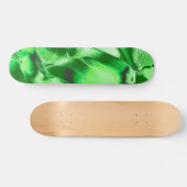 Rough metallic green dunes zeichnend skateboard (Horizontal)